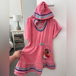 Disney Moana Hawaii hooded cover up - 7-8 t
